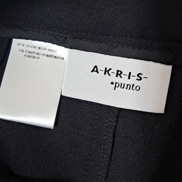 AKRIS black wool dress pants - Picture 2 of 4